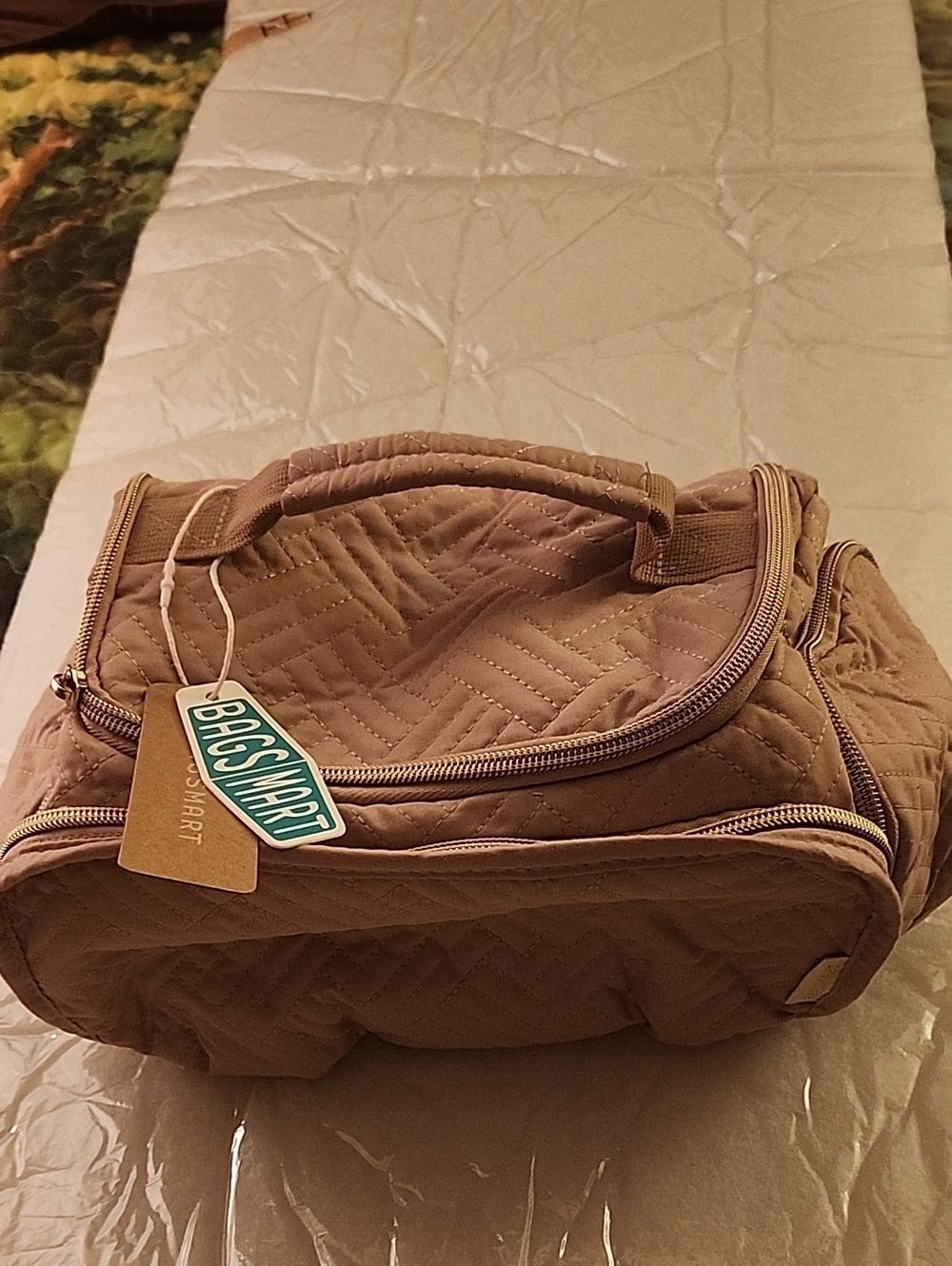 Bag Smart Quilted Travel Cosmetic Bag